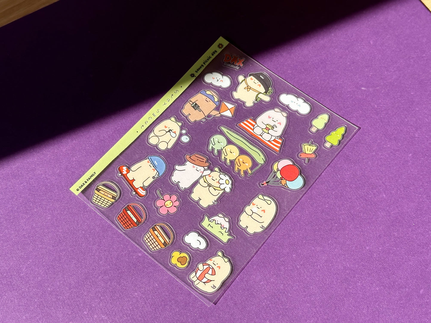 "Sunny Picnic Day" Sticker