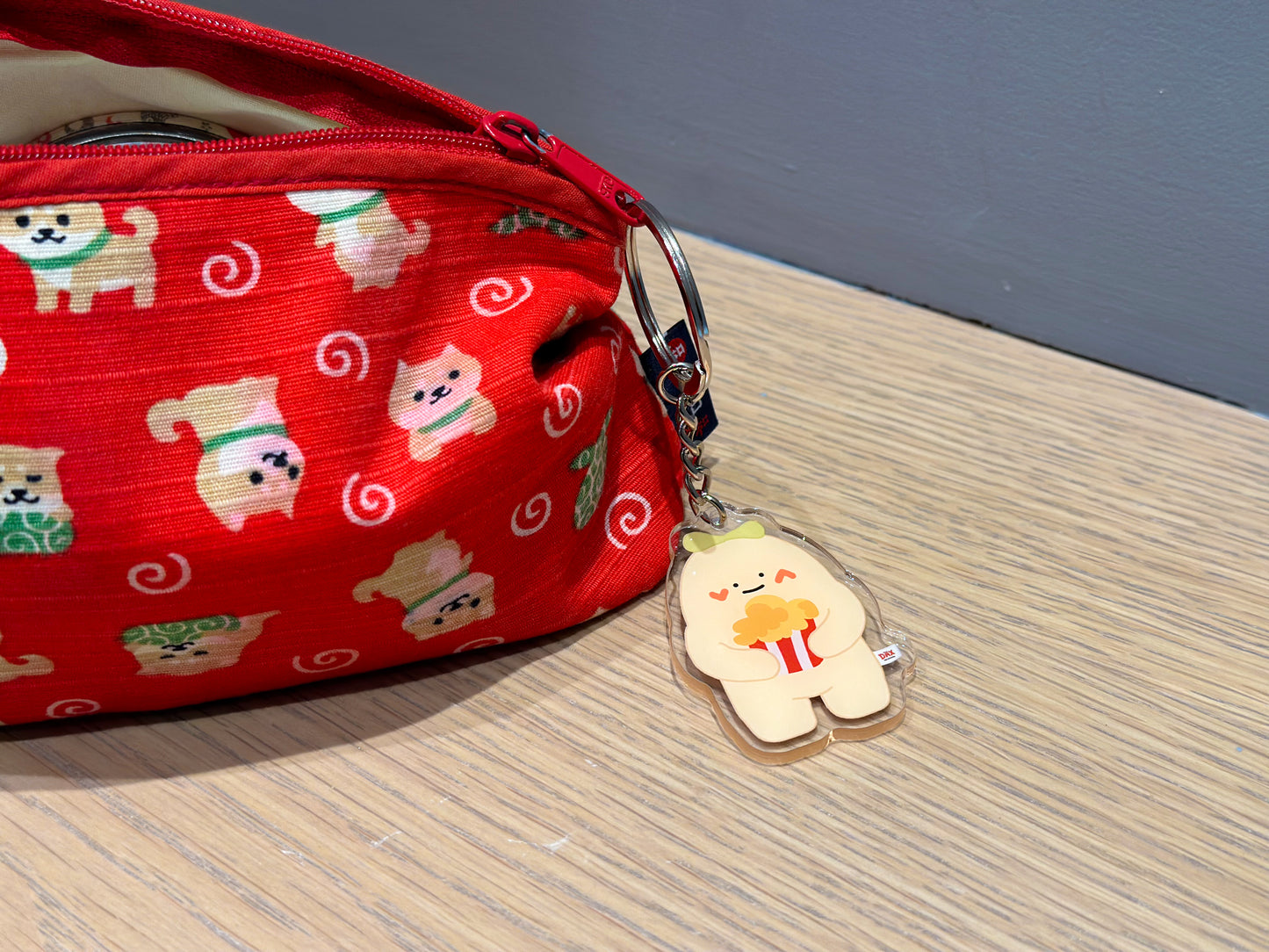 "Popcorn Love" Keyring