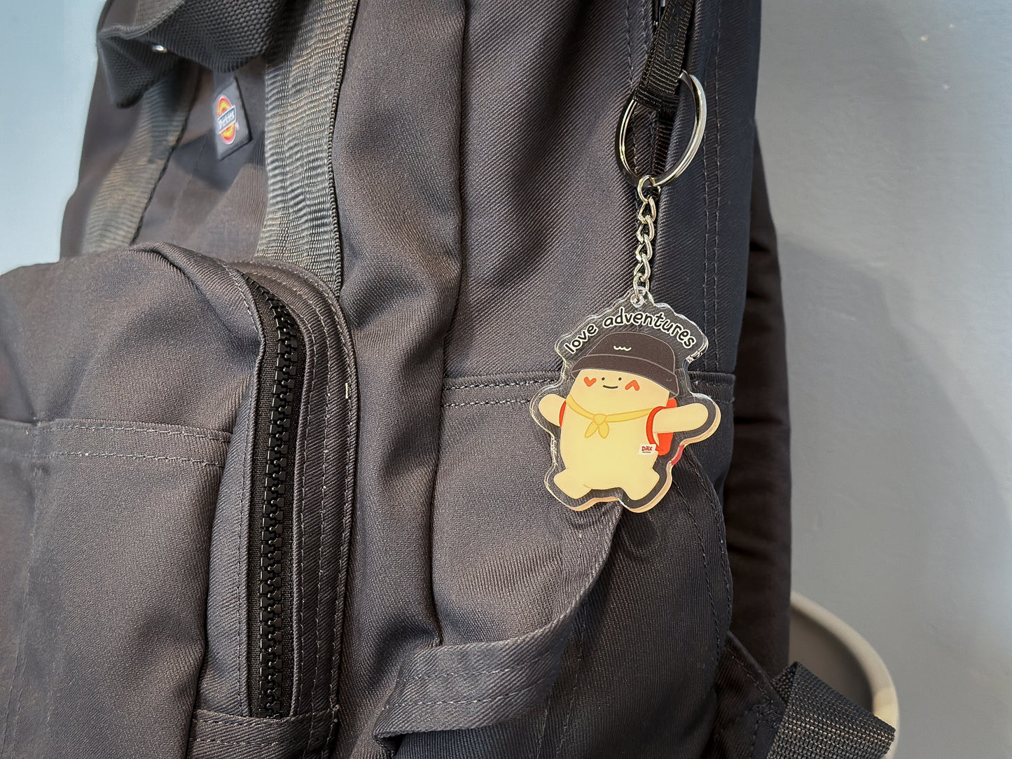 "Adventurous Dax" Keyring