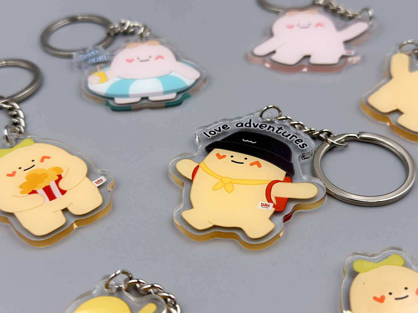 "Adventurous Dax" Keyring