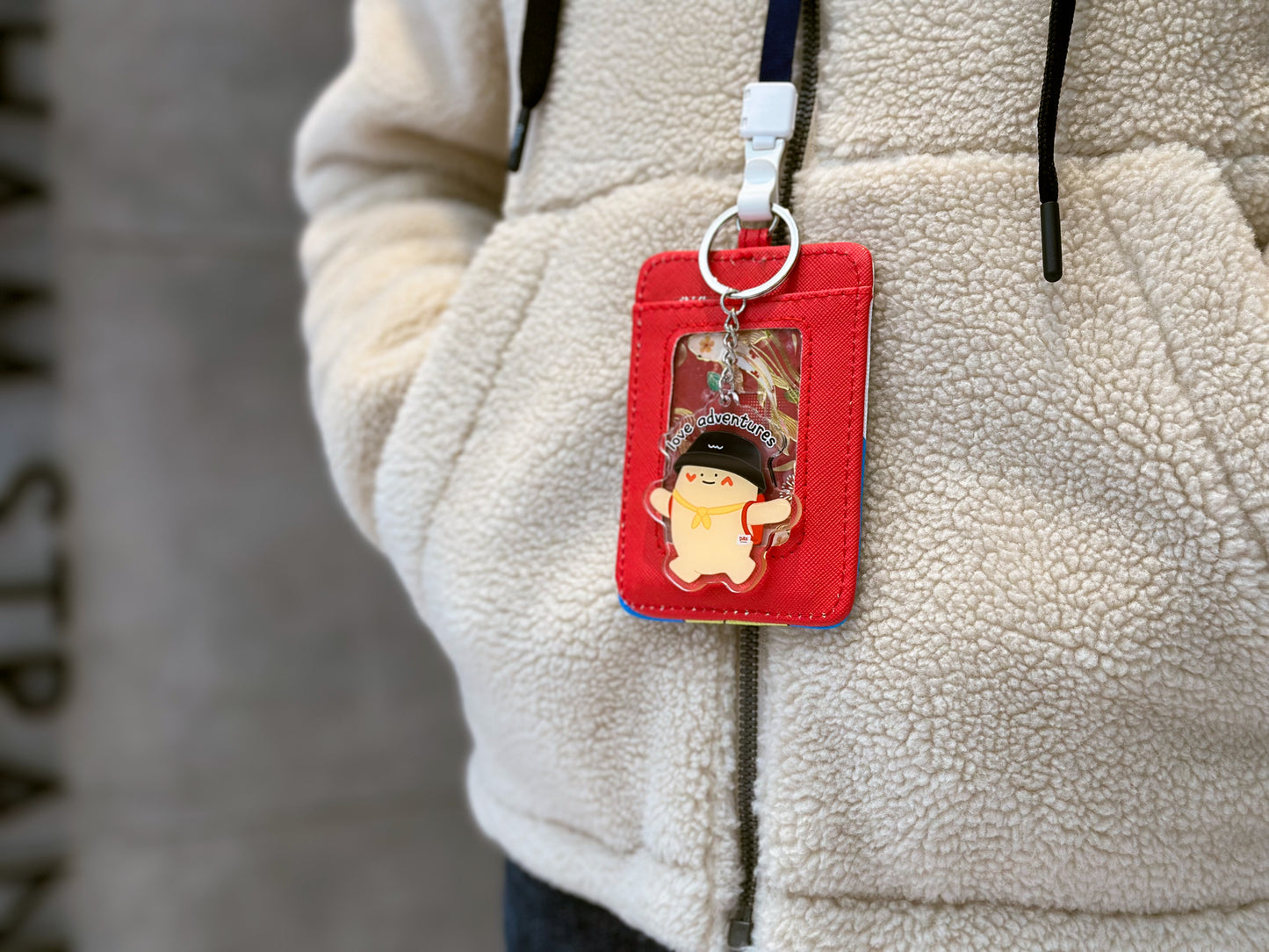 "Adventurous Dax" Keyring