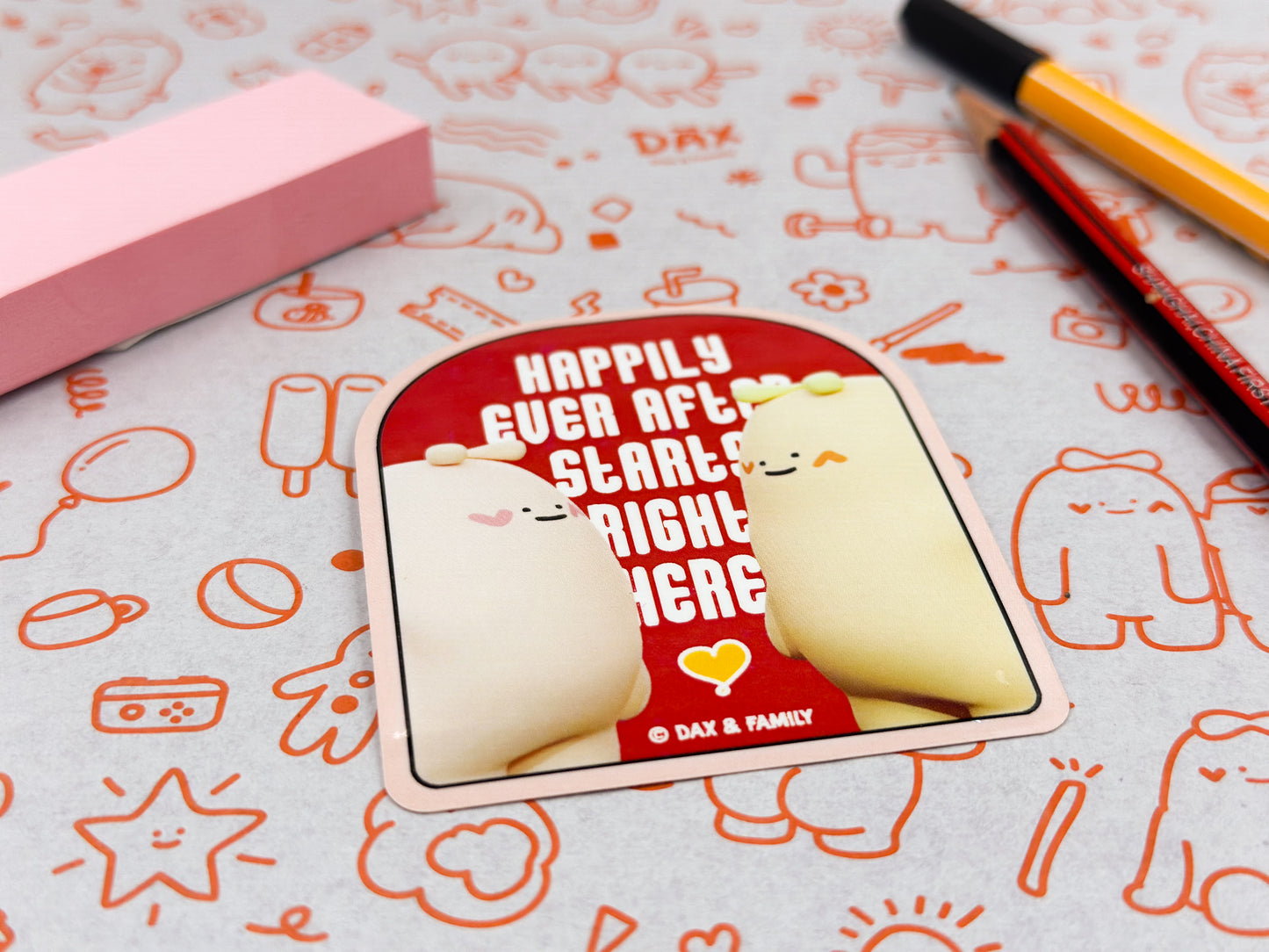 "Happily Ever After" Sticker