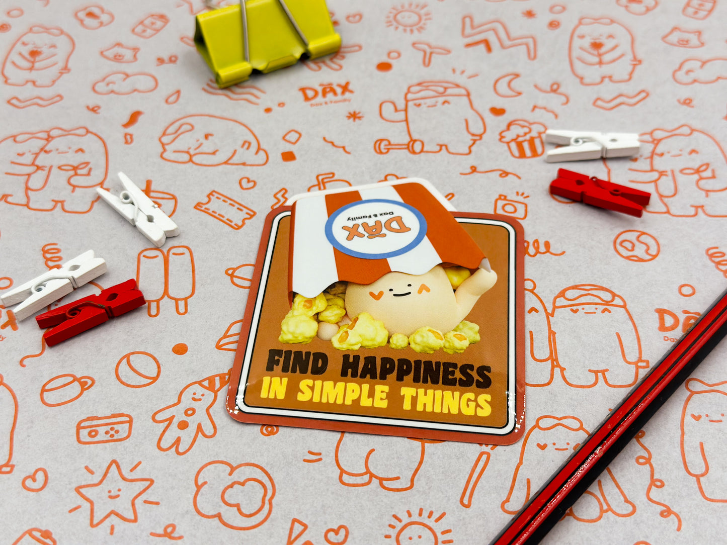"Happiness is Simple" Sticker