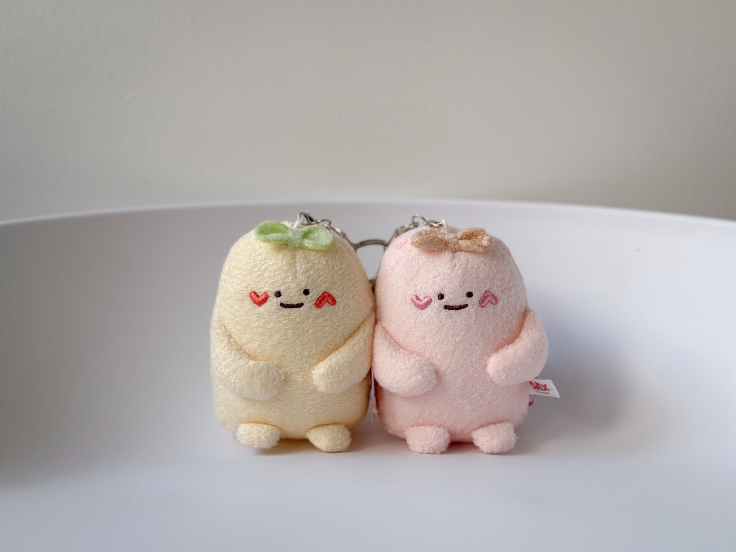 "Always Side by Side" Magnetic Plush Keyring