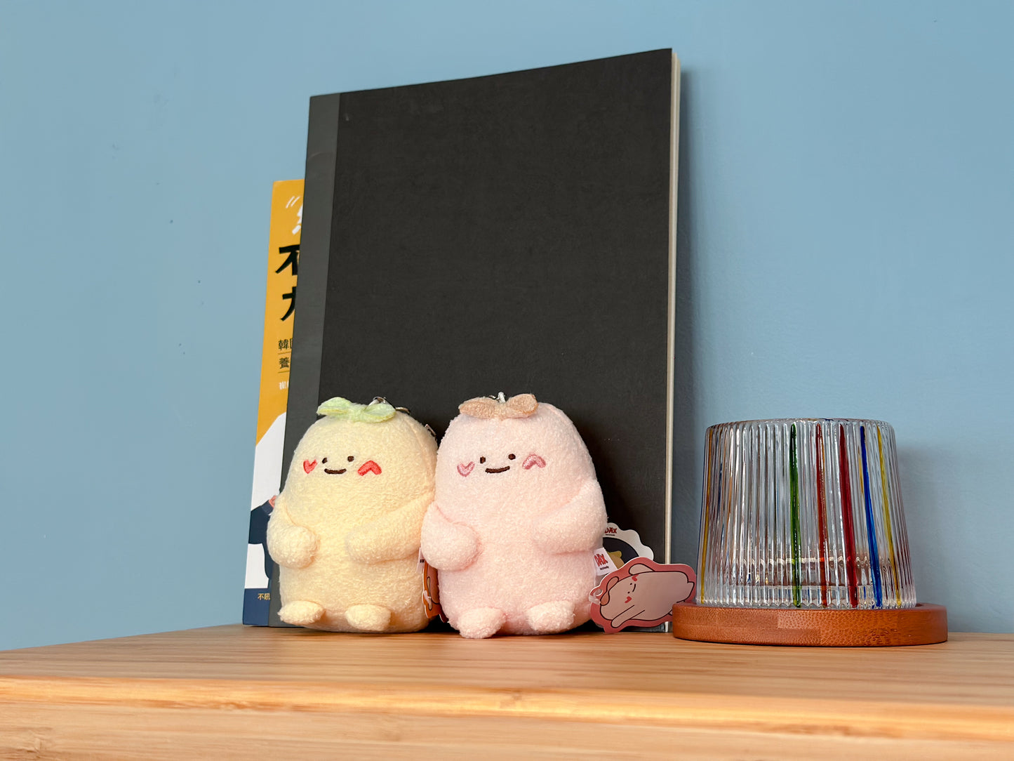 "Always Side by Side" Magnetic Plush Keyring