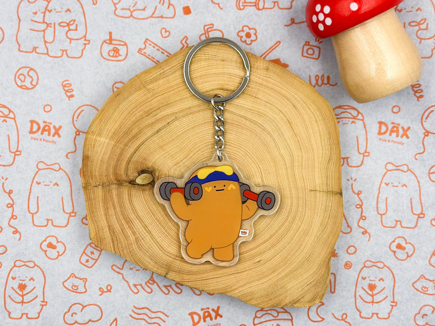 "Gym Boy Jake" Keyring