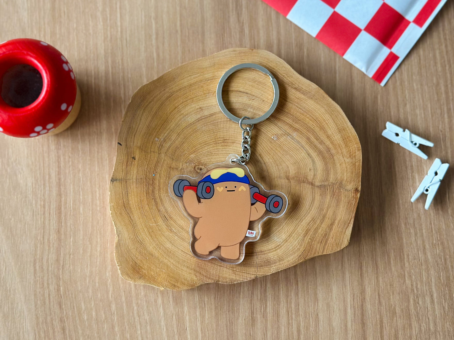 "Gym Boy Jake" Keyring