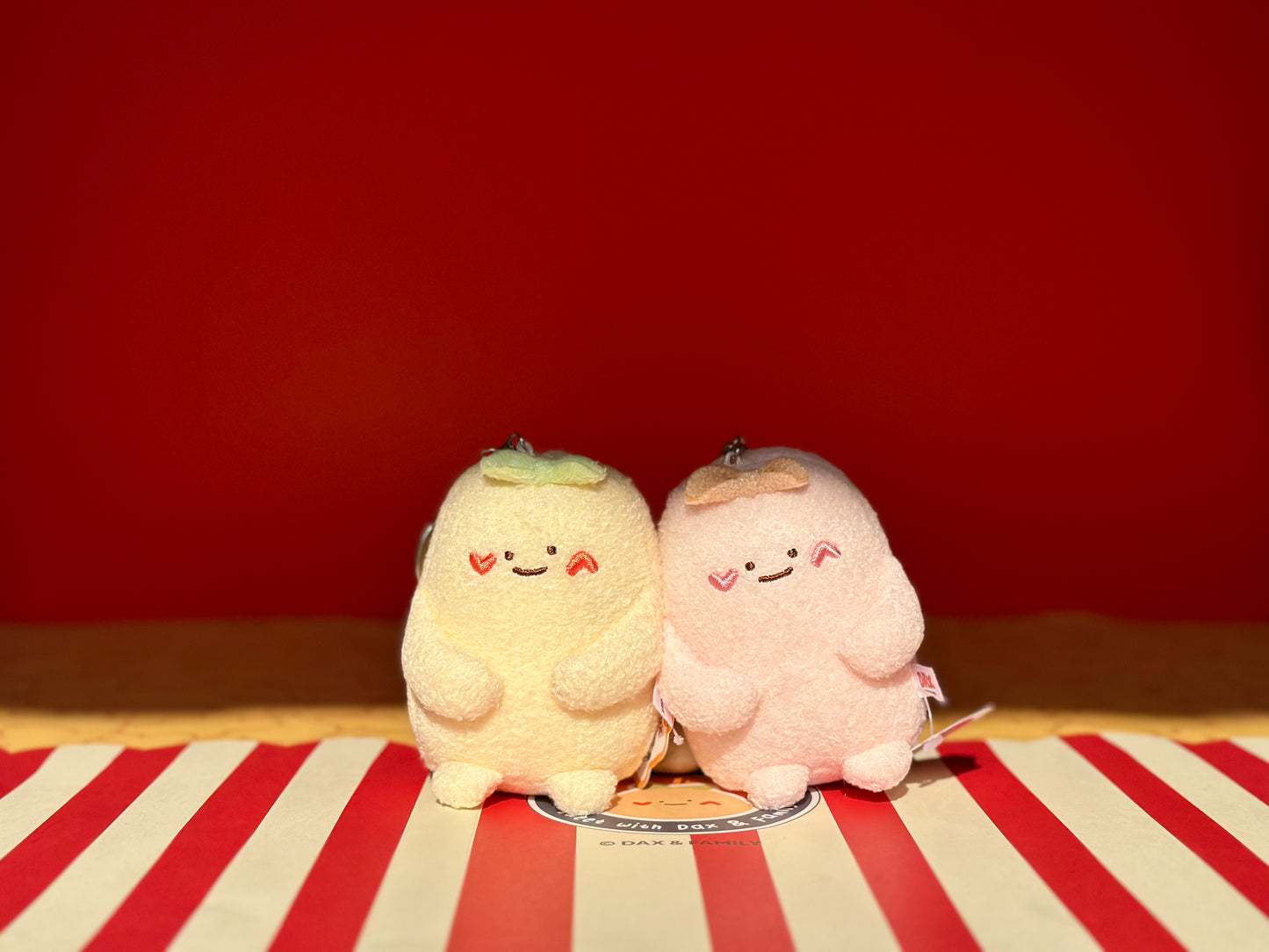 "Always Side by Side" Magnetic Plush Keyring