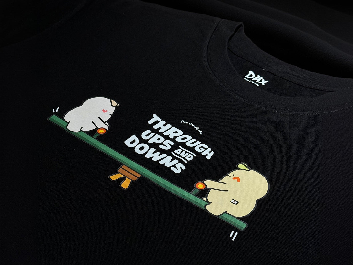 "Ups & Downs" Oversized Tee