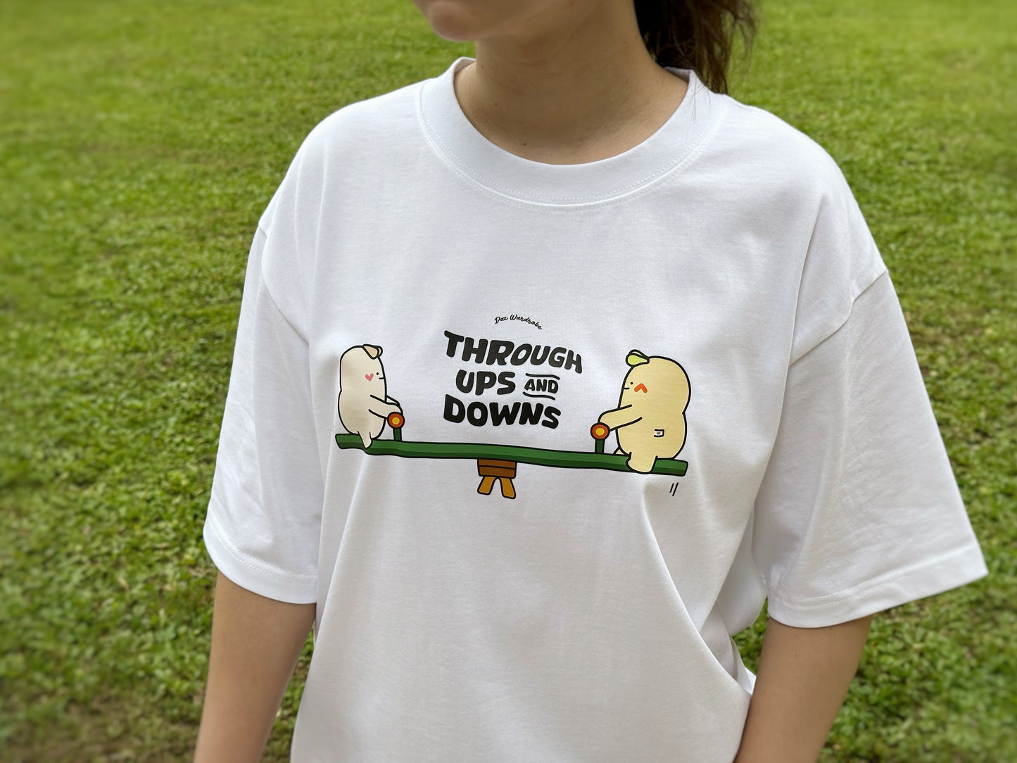 "Ups & Downs" Oversized Tee