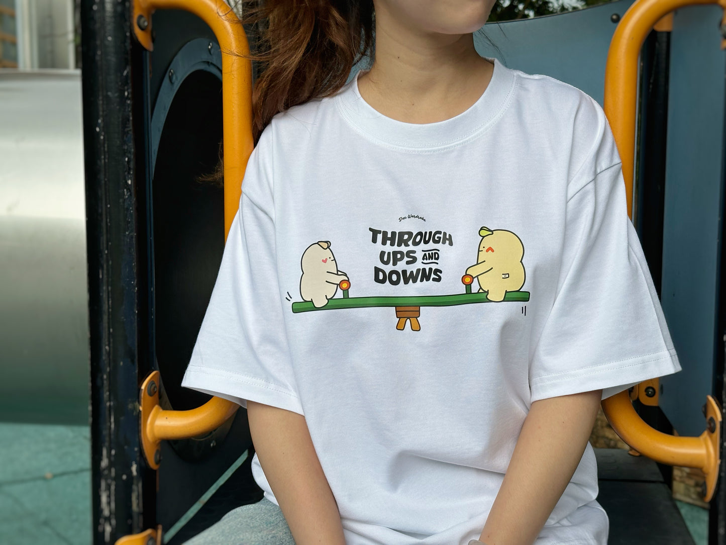 "Ups & Downs" Oversized Tee