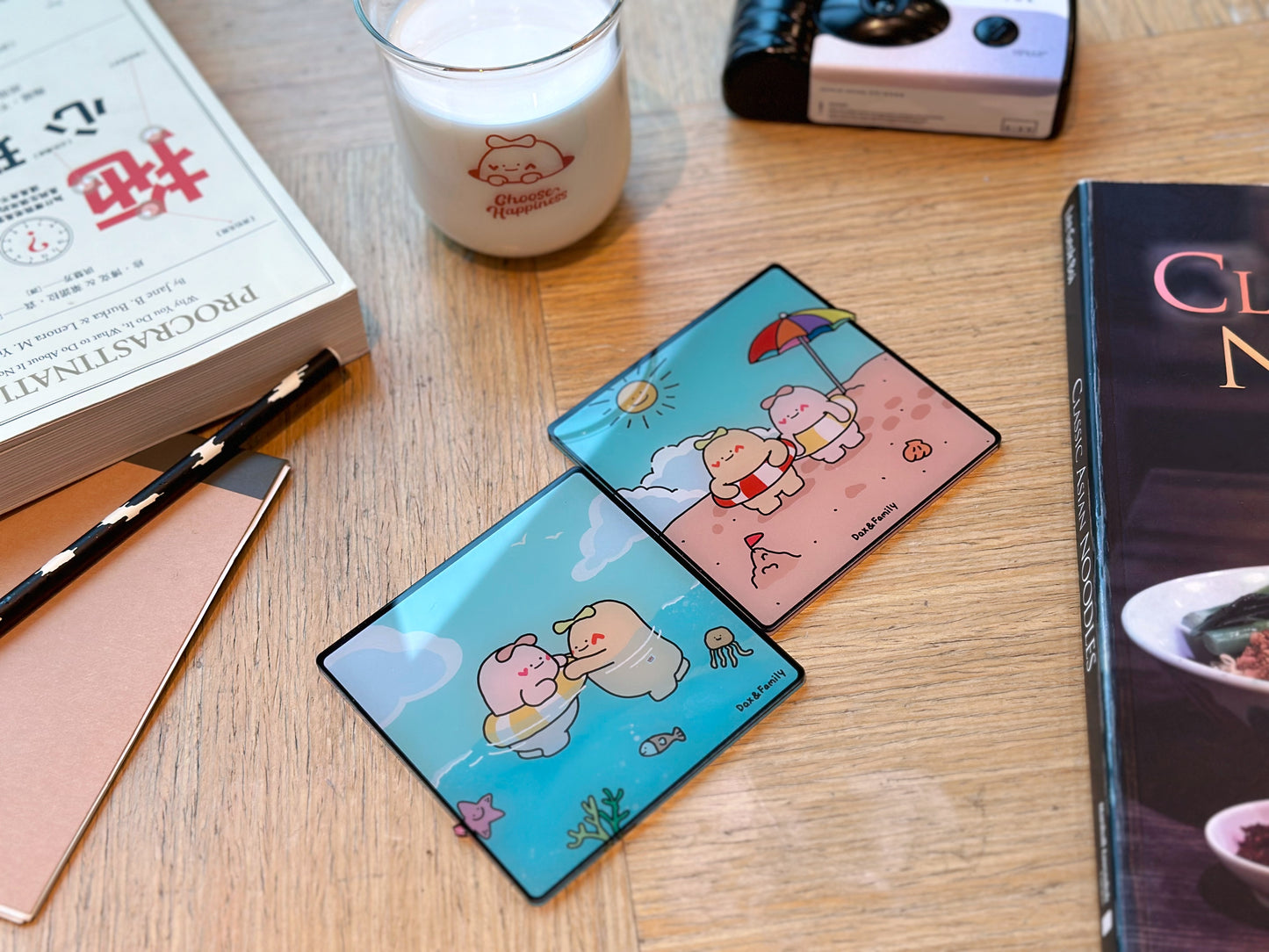 "Floating in Love" Coaster