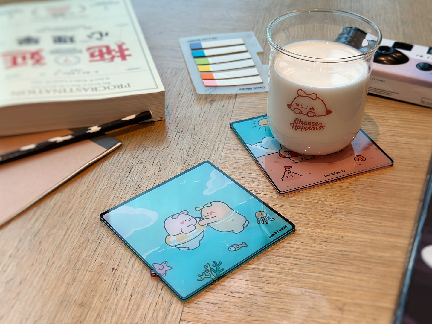 "Floating in Love" Coaster