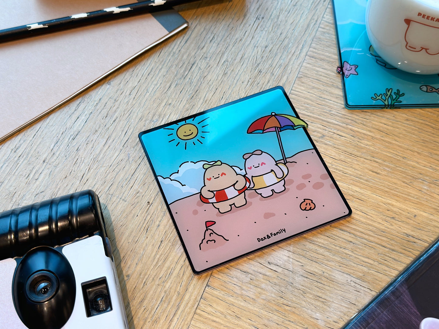"Beach Fun" Coaster