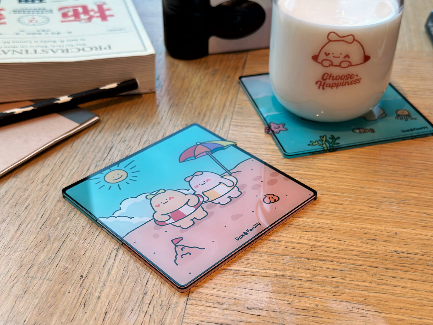 "Beach Fun" Coaster