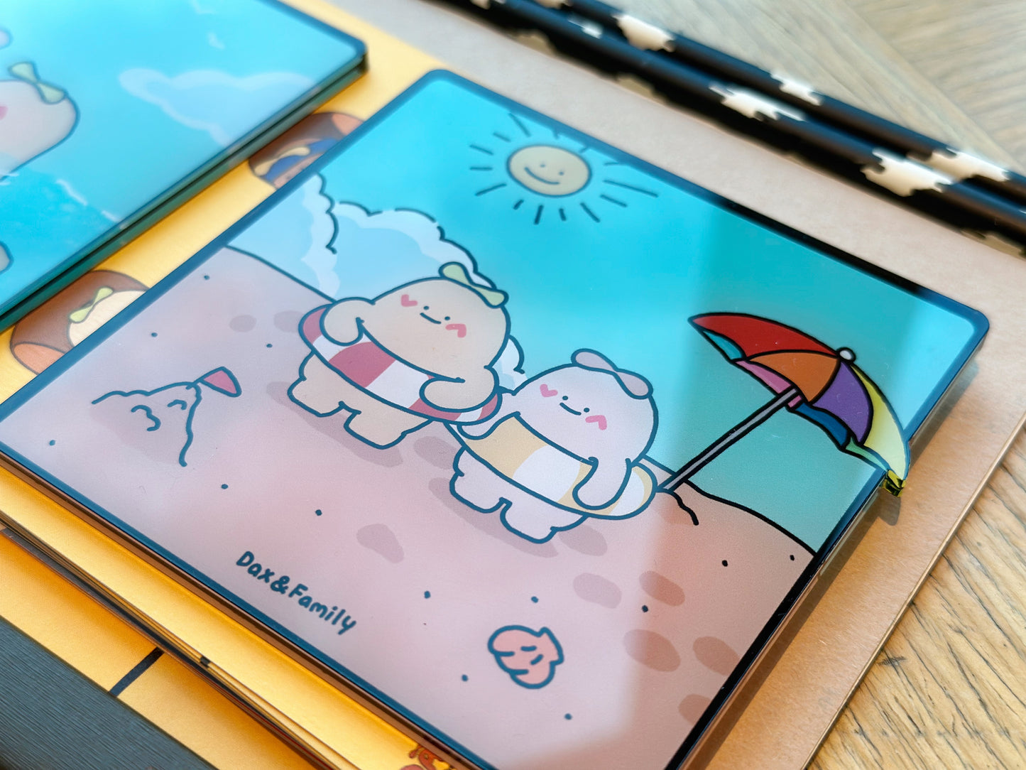 "Beach Fun" Coaster