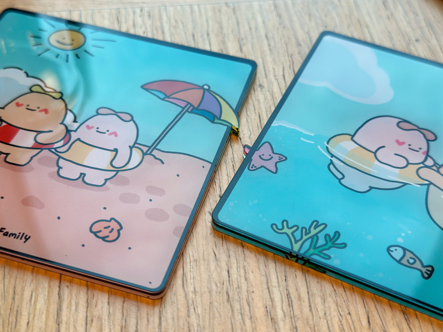 "Floating in Love" Coaster