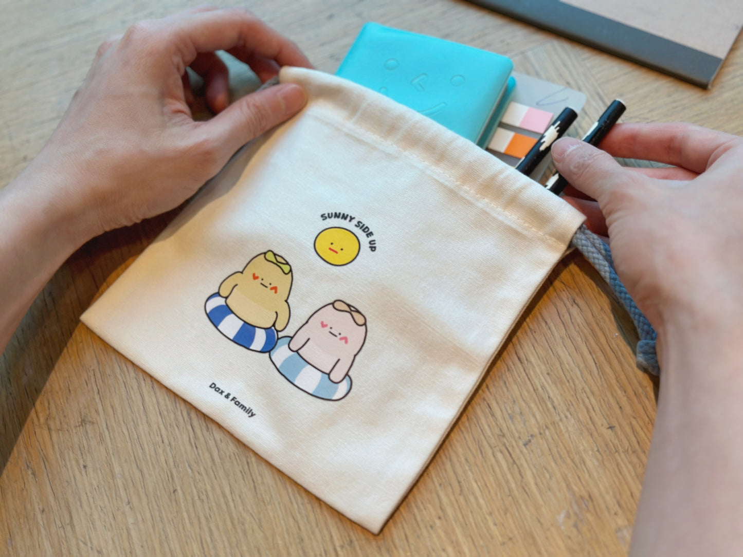 "Tan Line" Drawstring Bag