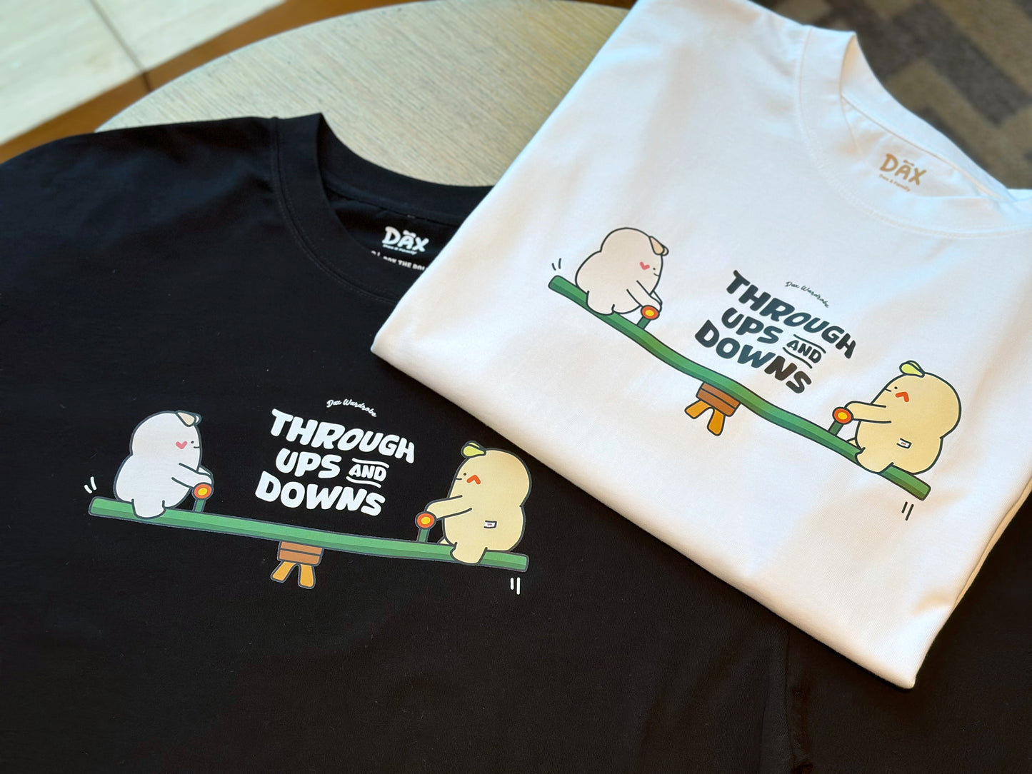 "Ups & Downs" Oversized Tee