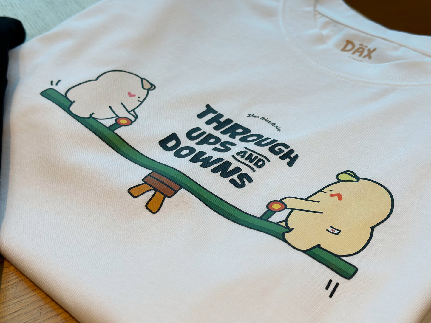 "Ups & Downs" Oversized Tee