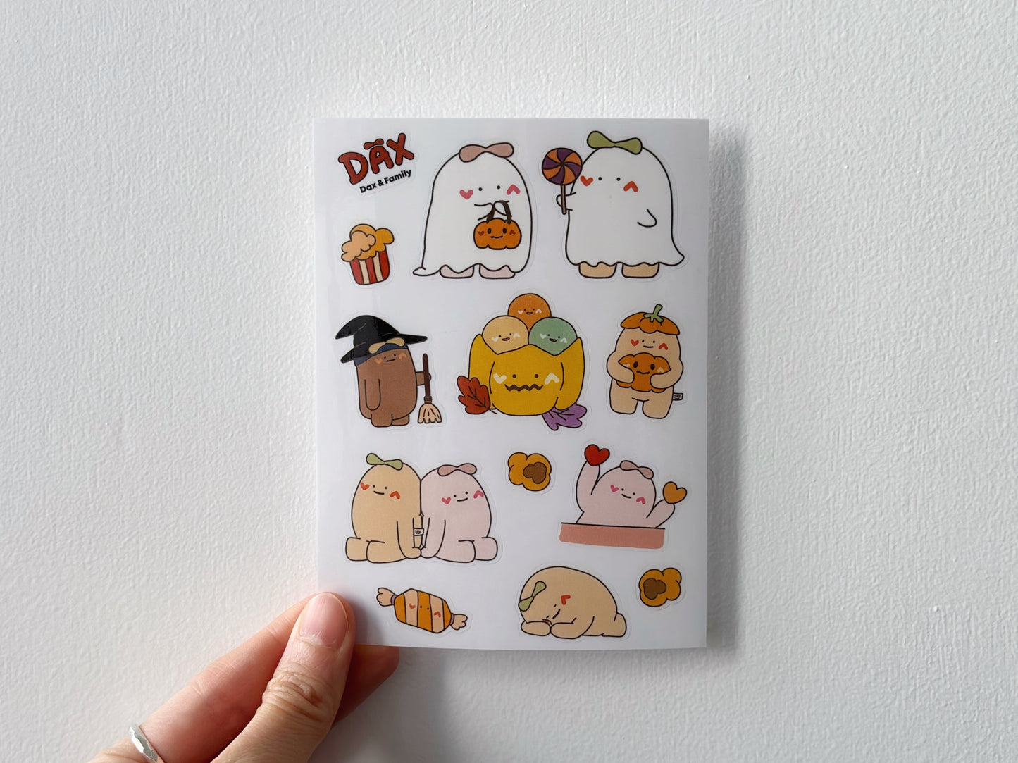 "Trick or Treat" Sticker