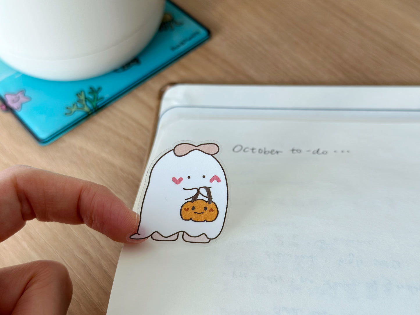 "Trick or Treat" Sticker