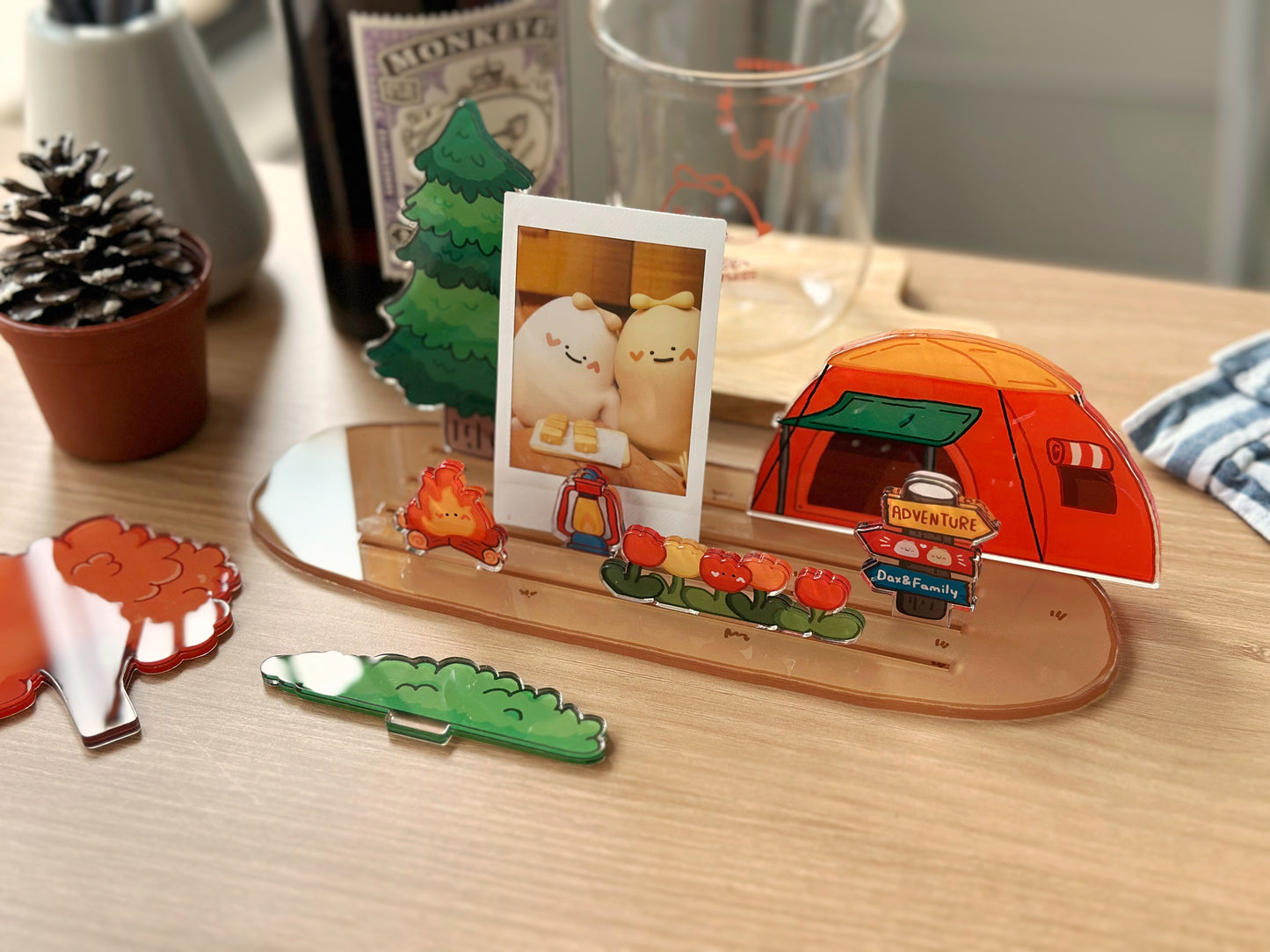 "Dax & Bubbie Home" AcryArt Set