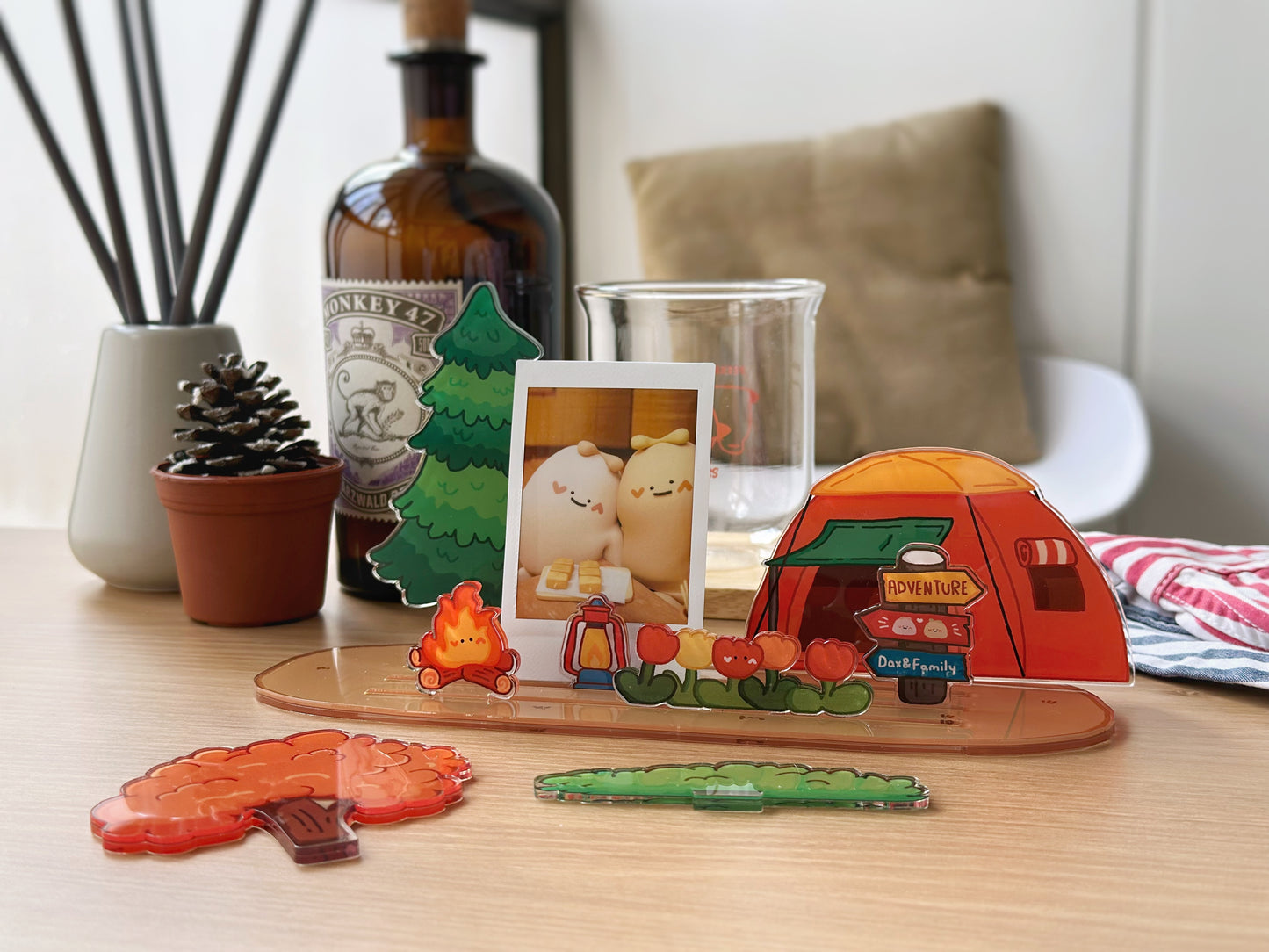 "Dax & Bubbie Home" AcryArt Set