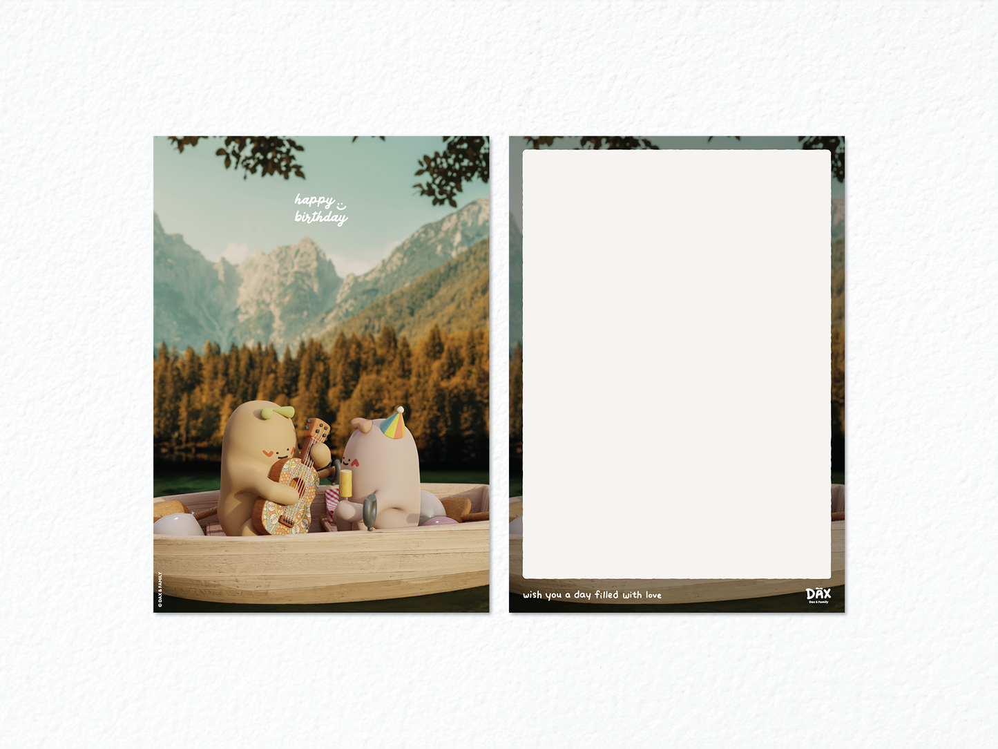 "Birthday Little Boat" Card