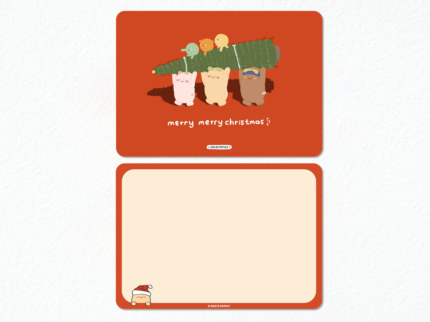 "Christmas Tree is On the Way" Postcard