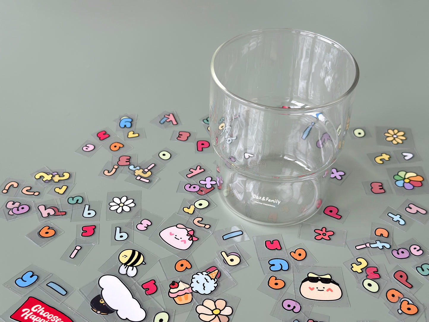 自行設計的貼貼玻璃杯