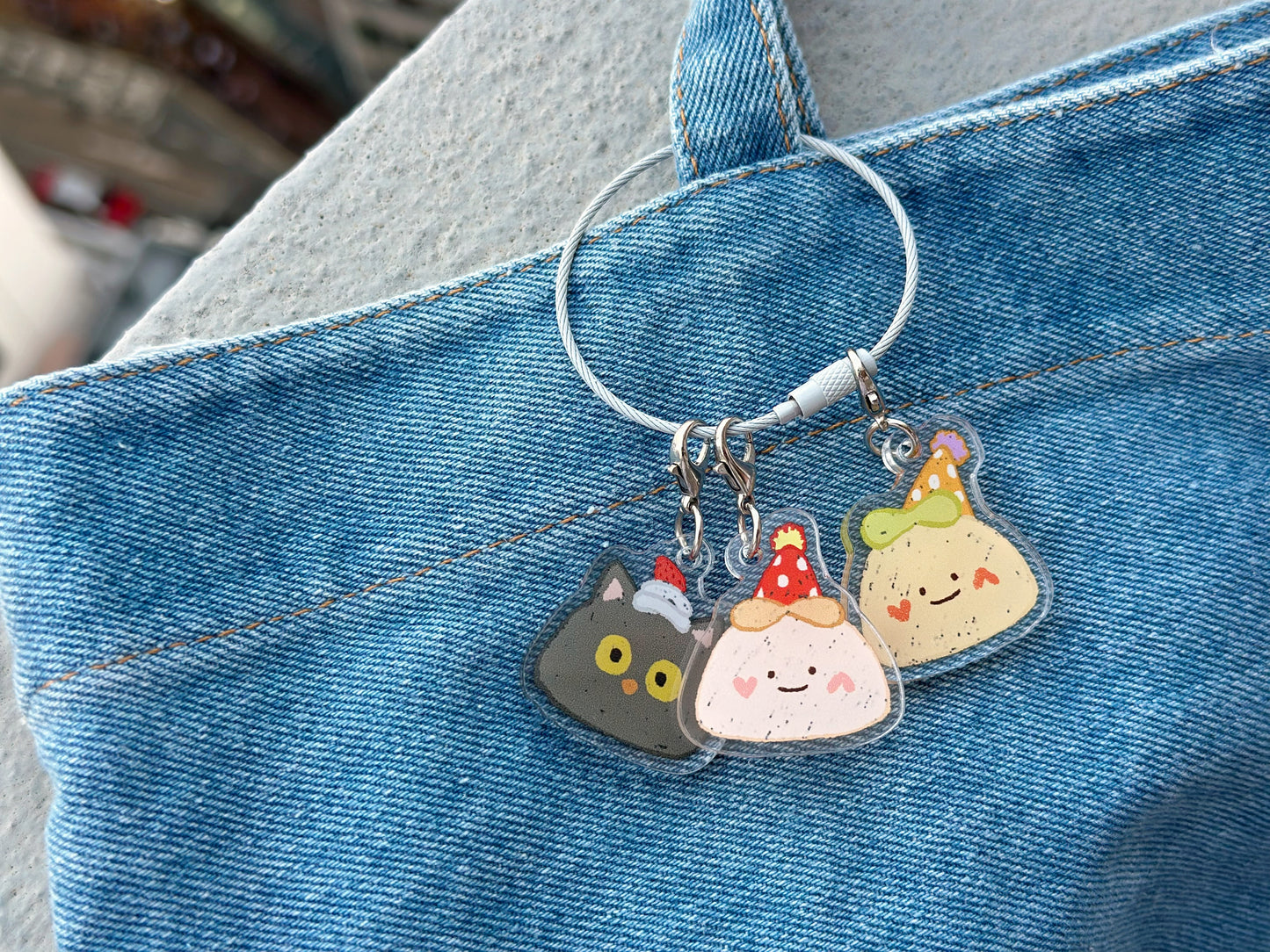 "Join the Party" Keyring