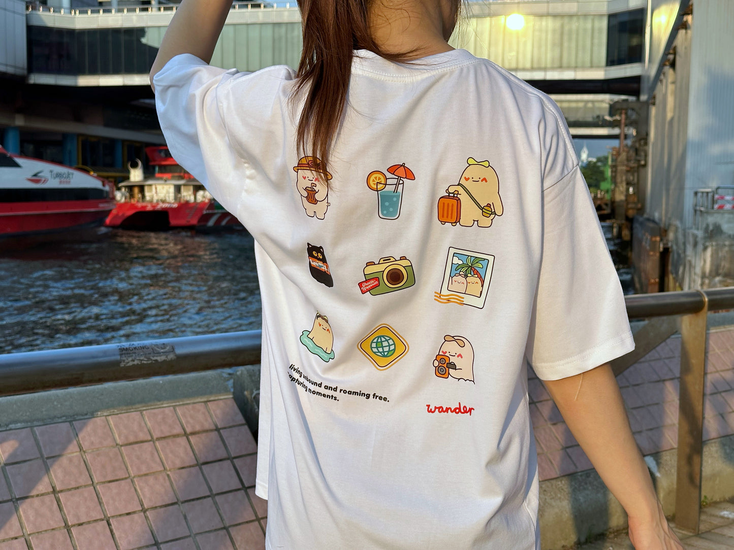 出遊囉寬鬆Tee