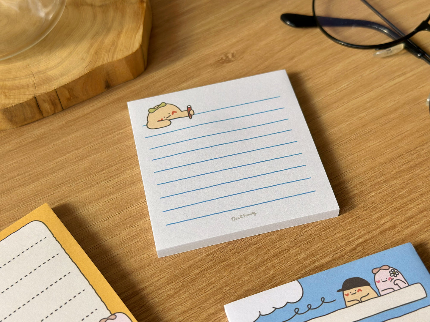 "Sunny Scribbles" Sticky Memo