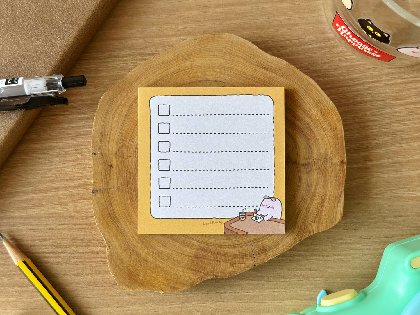 "Sunny Scribbles" Sticky Memo