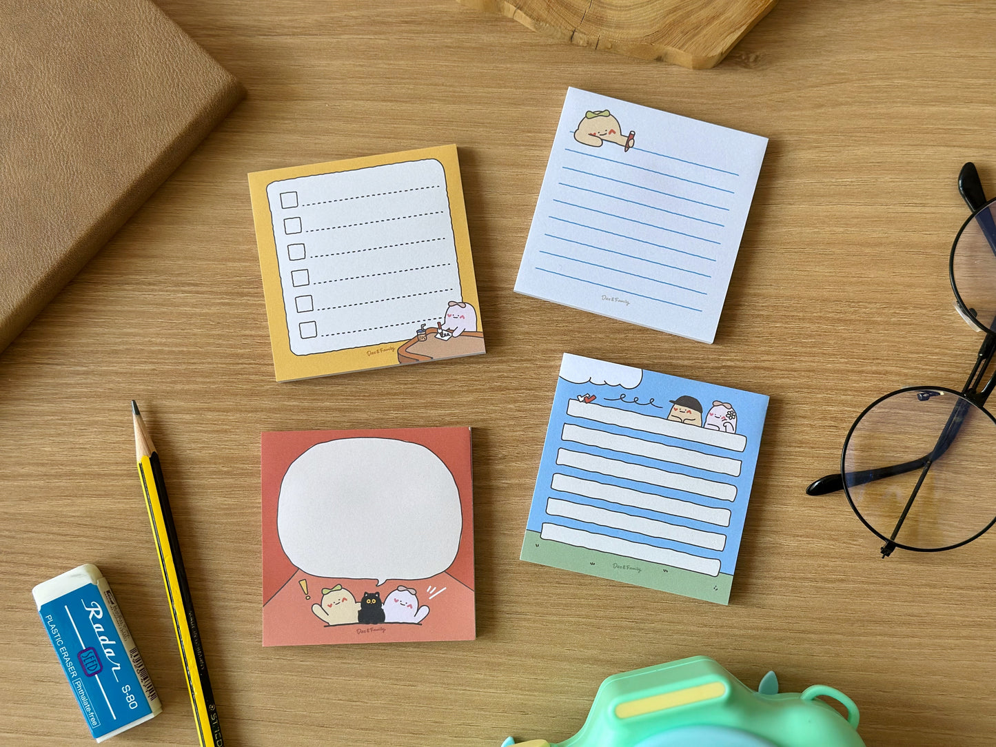"Sunny Scribbles" Sticky Memo