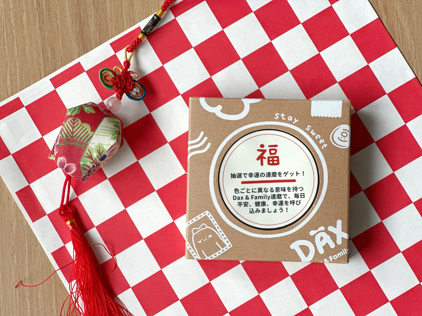Dax & Family Daruma Keyring Blind Box