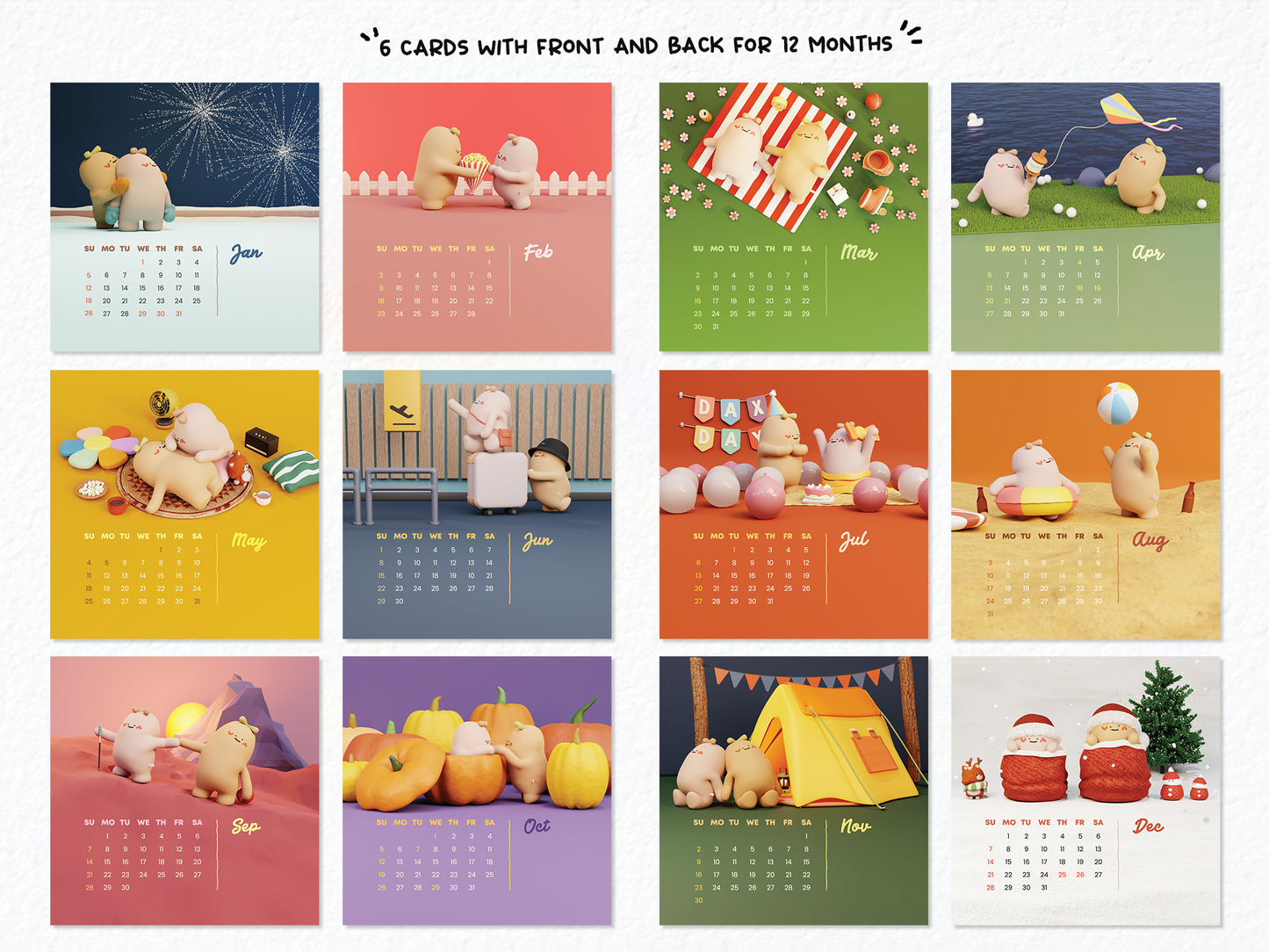 Dax & Family 2025 Calendar