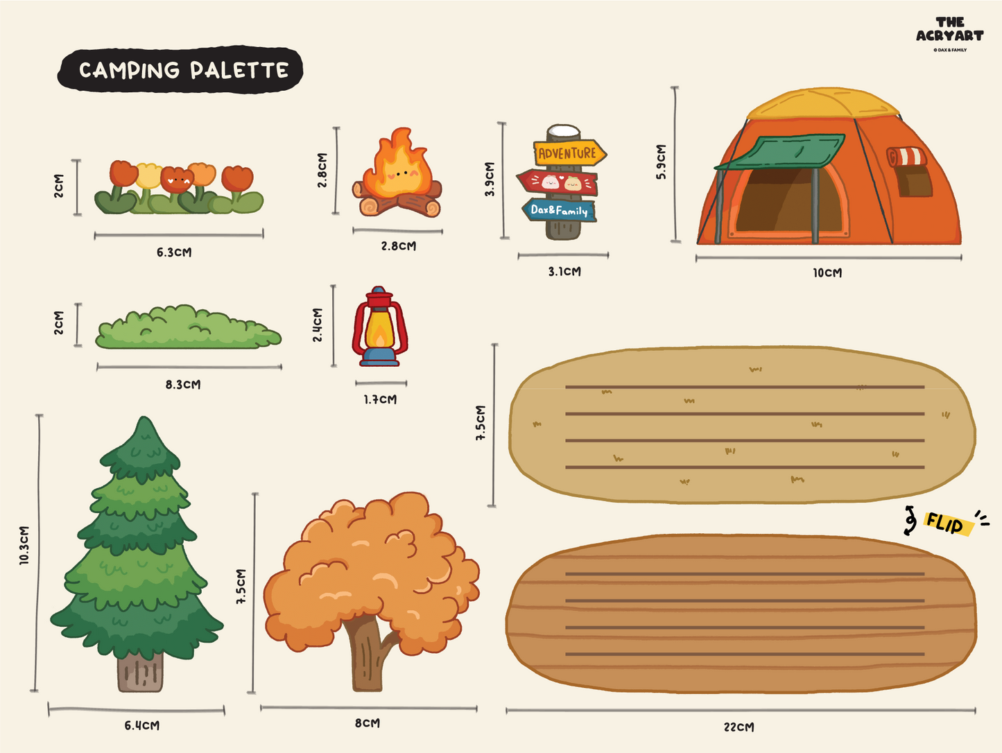 "Camping Palette" AcryArt Set