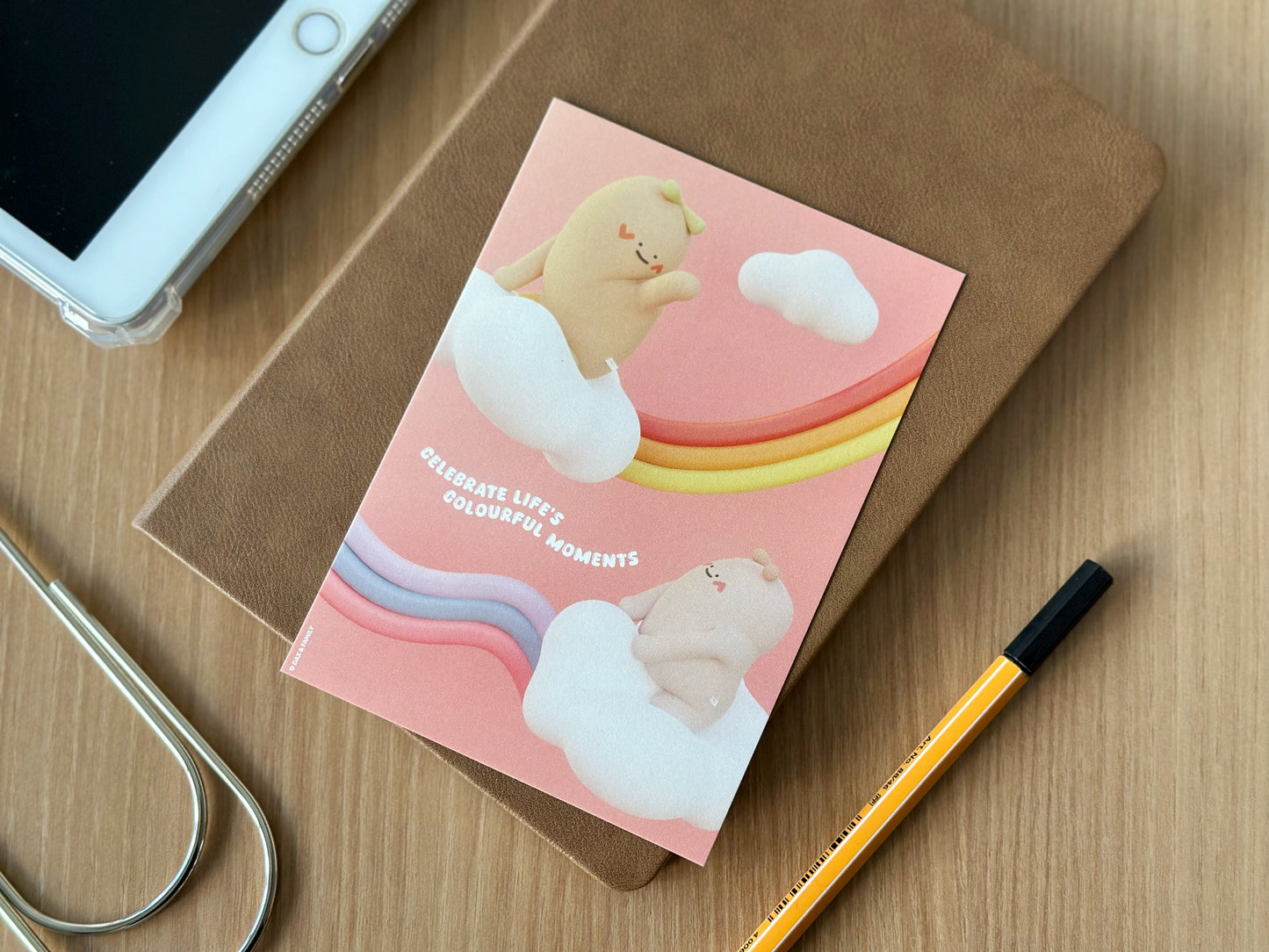 "Celebrating Colourful Moments" Card