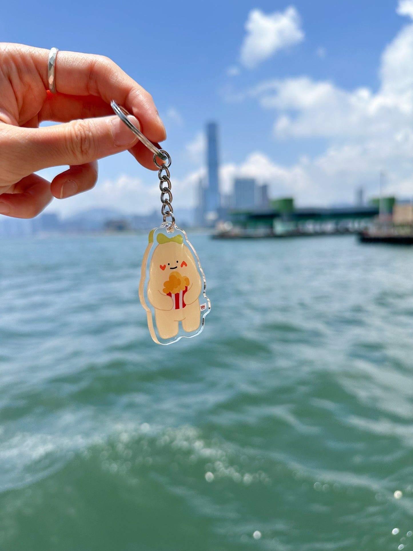 "Popcorn Love" Keyring