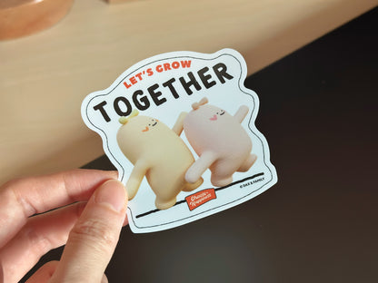 “Let’s Grow Together" Sticker