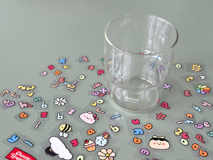 自行設計的貼貼玻璃杯