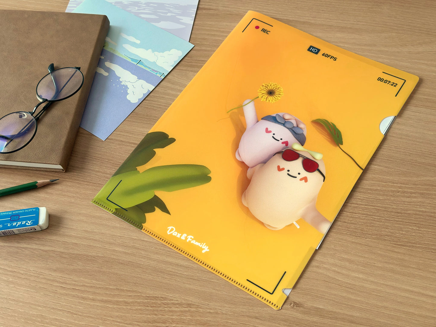"Shine Bright" Plastic Folder