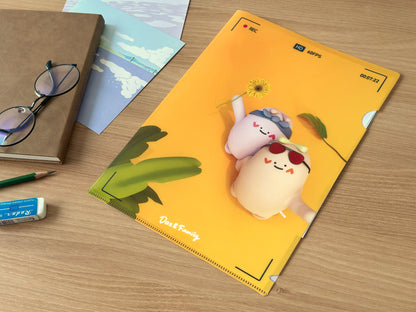 "Shine Bright" Plastic Folder