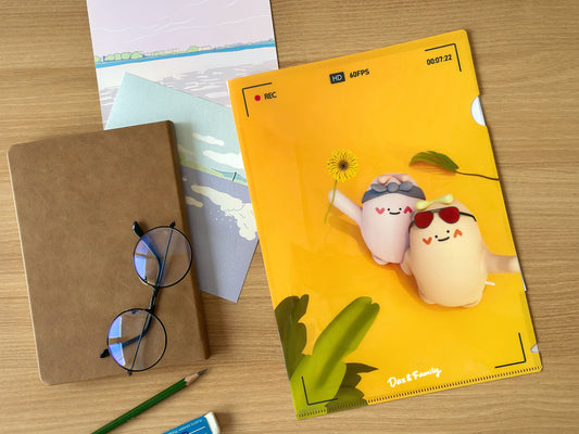"Shine Bright" Plastic Folder