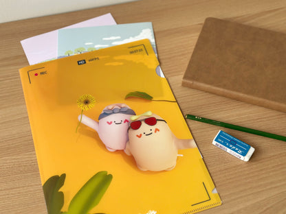 "Shine Bright" Plastic Folder