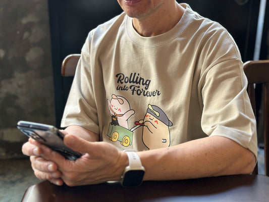 "Rolling into Forever" Oversized Tee