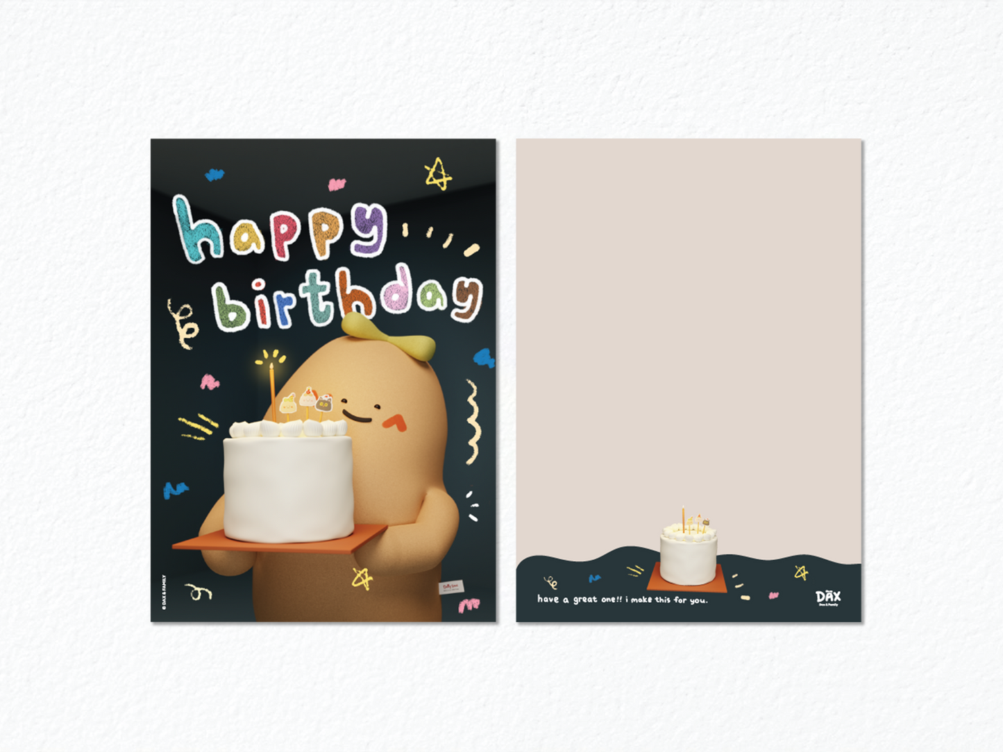 Dax 焗給你的蛋糕卡