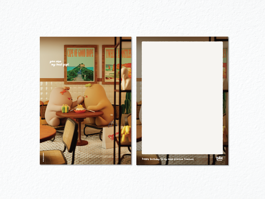 生日溫馨餐廳卡